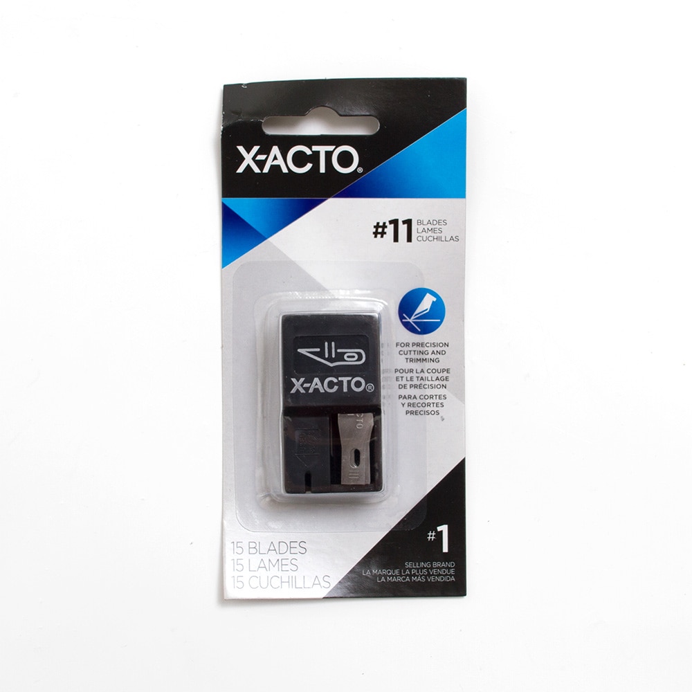 X-ACTO, Blade, #11, Dispenser, 15 Pack, Carded